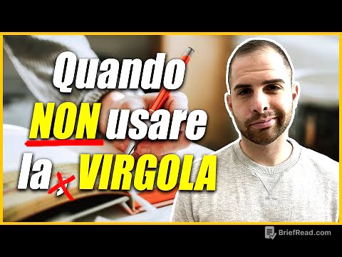 VIRGOLA: QUANDO USARLA e QUANDO NON USARLA?