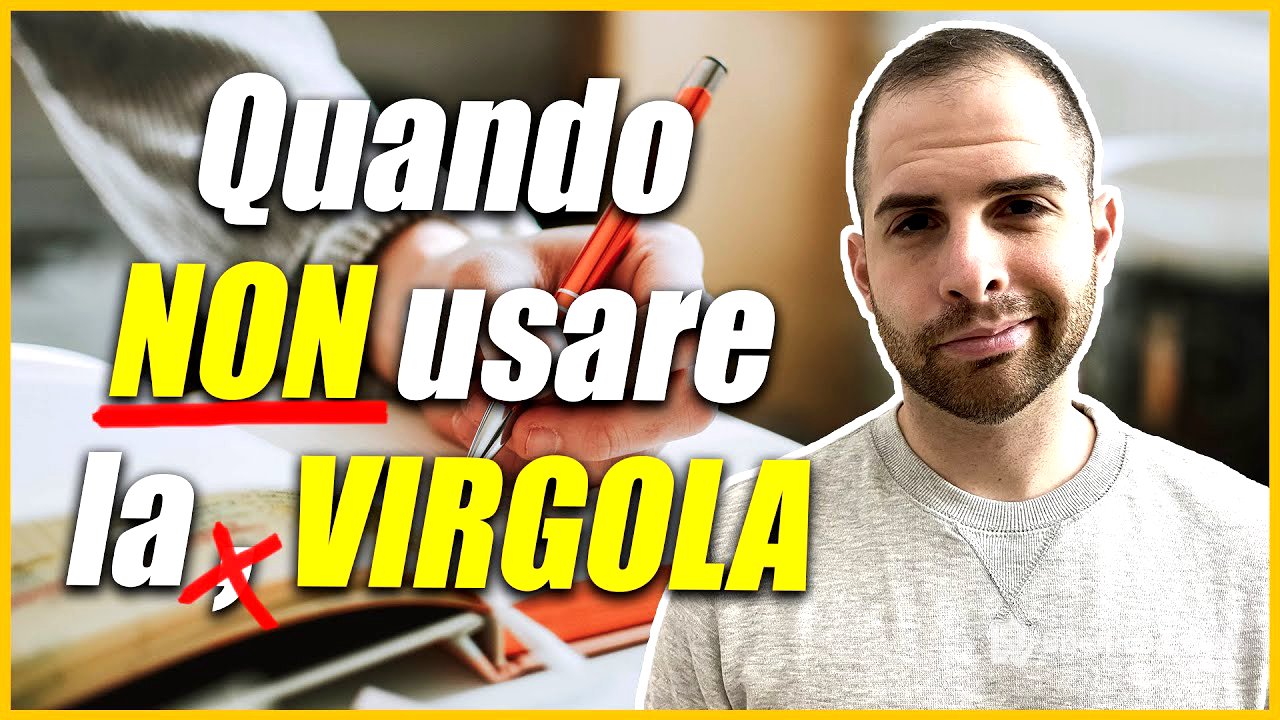 VIRGOLA: QUANDO USARLA e QUANDO NON USARLA?