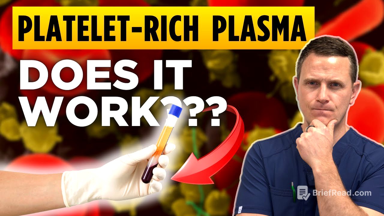 The TRUTH about PRP for Joint Pain: Does It Really Work?