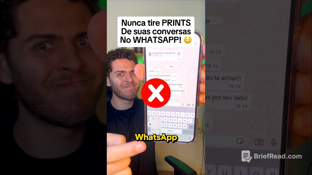 NUNCA use prints do WhatsApp como prova! Descubra o motivo 😱#dicas