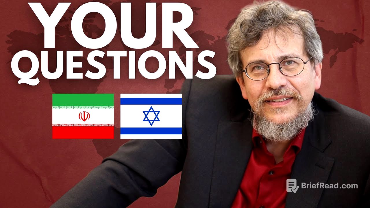 Roy Answers: Iran-Israel Conflict