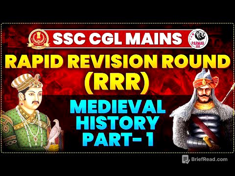 MEDIEVAL HISTORY REVISION FOR CGL MAINS BY PARMAR SSC