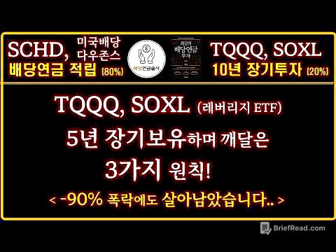 레버리지 ETF 투자할 땐, 이 '3가지 원칙'을 꼭 기억하세요! | 배당투자자가 TQQQ, SOXL을 장기보유한 이유