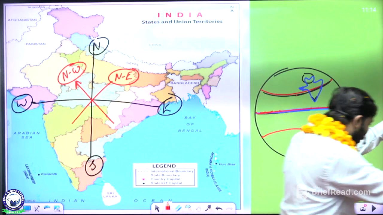 Lecture-01 || Indian Map by Khan Sir