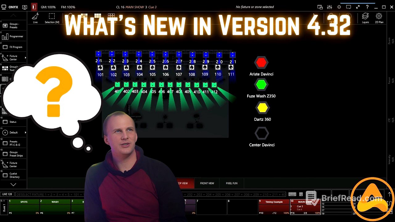 ONYX: What’s New in Version 4.32