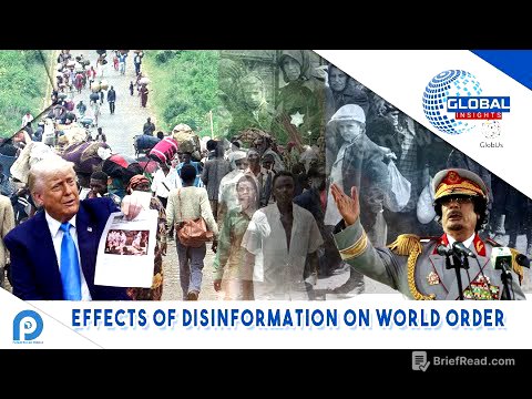 EFFECTS OF DISINFORMATION ON WORLD ORDER