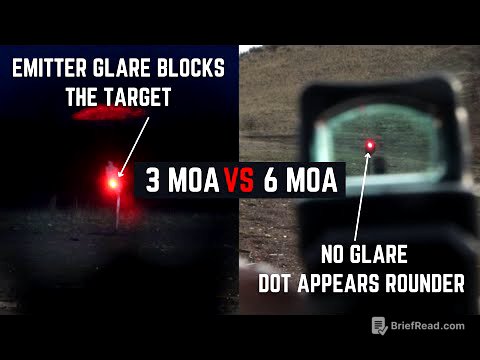 3 MOA vs 6 MOA - Subtle Things Affecting Emitter Glare & Astigmatism