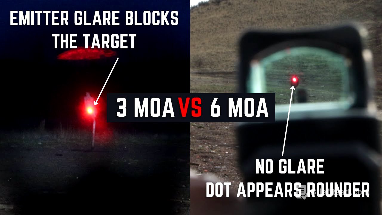 3 MOA vs 6 MOA - Subtle Things Affecting Emitter Glare & Astigmatism