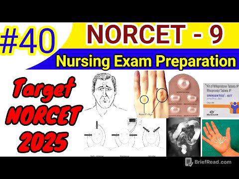 NORCET - 9 Image Based MCQs | NORCET - 9 Important MCQs | AIIMS NORCET Nursing Officer Exam |#40