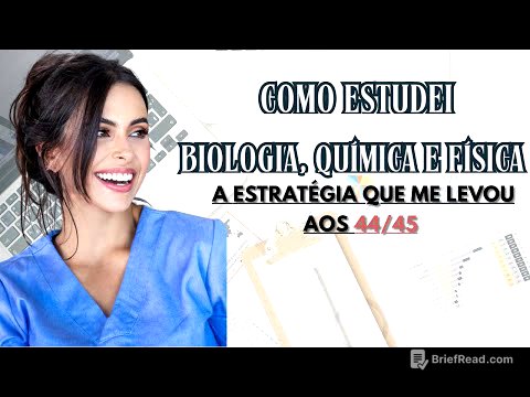 O plano que me fez acertar 44/45 em Ciências da Natureza 