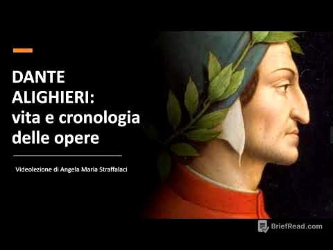 DANTE: VITA e CRONOLOGIA delle OPERE