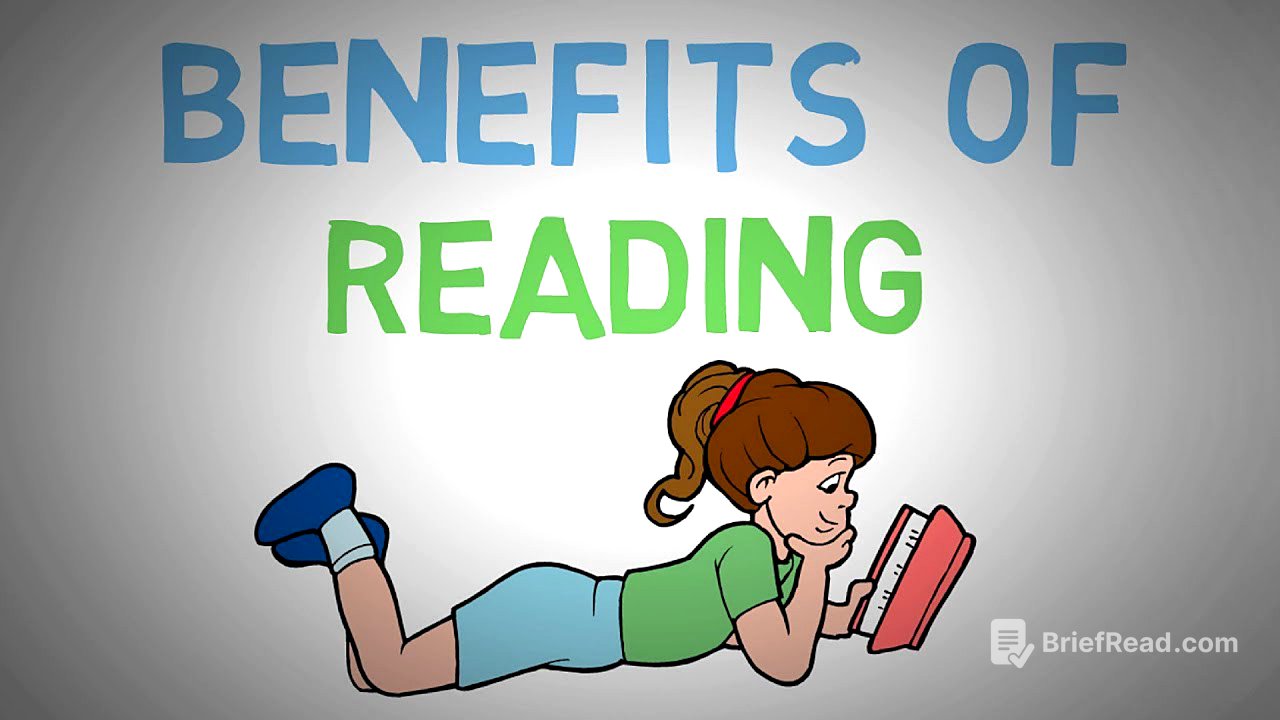 Why You Should Read Books  - The Benefits of Reading More (animated)