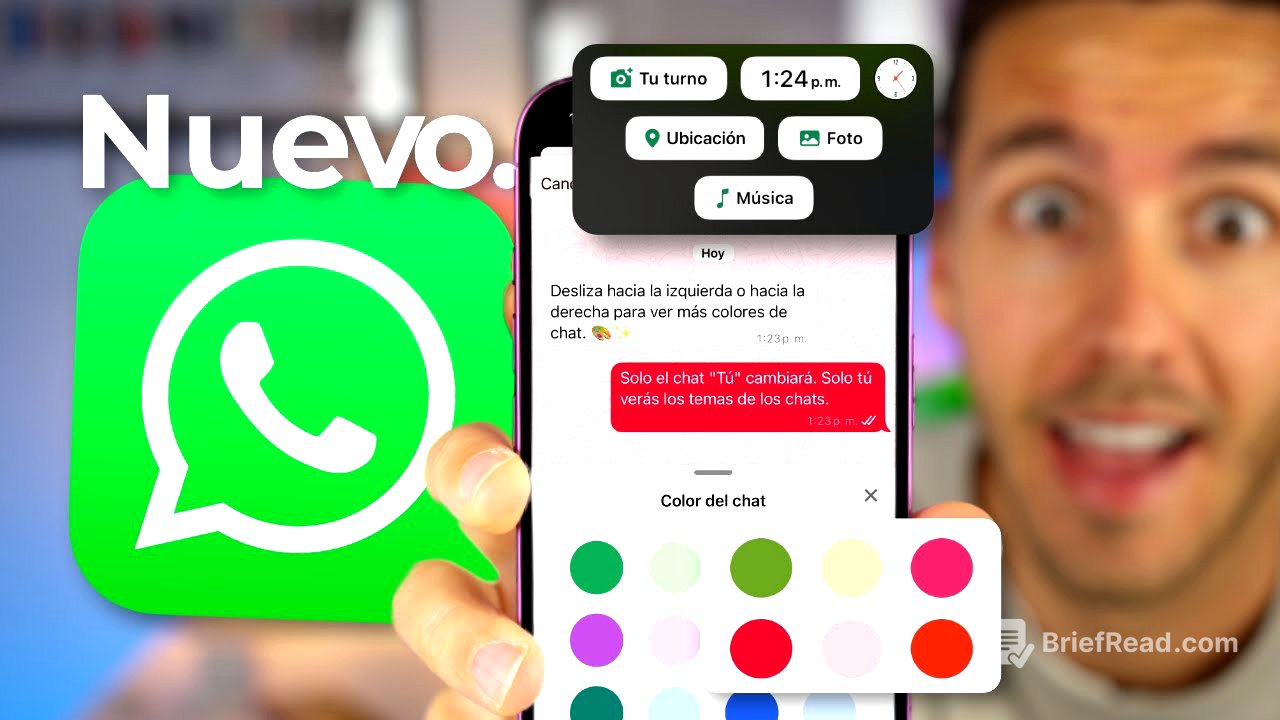 NUEVA Actualización de WhatsApp para iPhone 🔥 Nuevos COLORES y Estados!