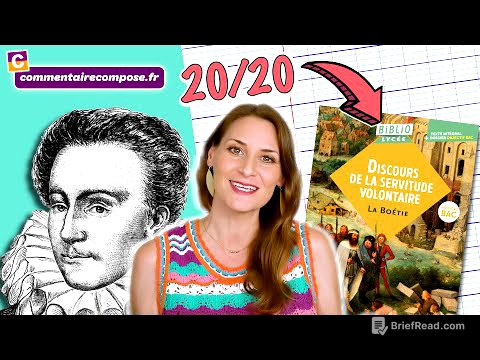 Discours de la servitude volontaire, La Boétie : résumé et analyse - bac de français 2026 !
