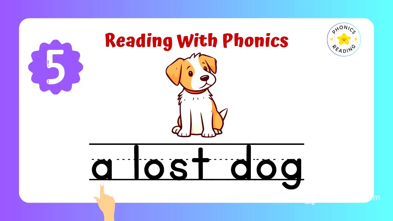 Reading with Phonics | Lesson 5 | @phonics_reading | Phonics Reading