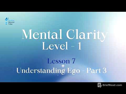 MC 1 l Understanding Ego l P3