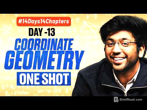 Class 10th Coordinate Geometry One Shot 🔥 | Class 10 Maths Ch 7 | #14Days14Chapters