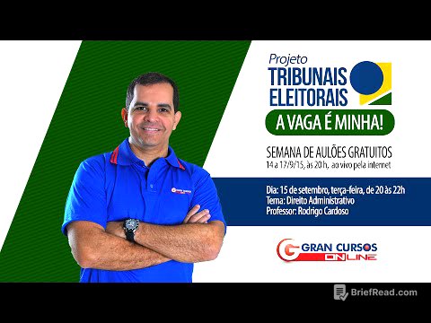 Projeto Tribunais Eleitorais - Direito Administrativo - Prof. Rodrigo Cardoso