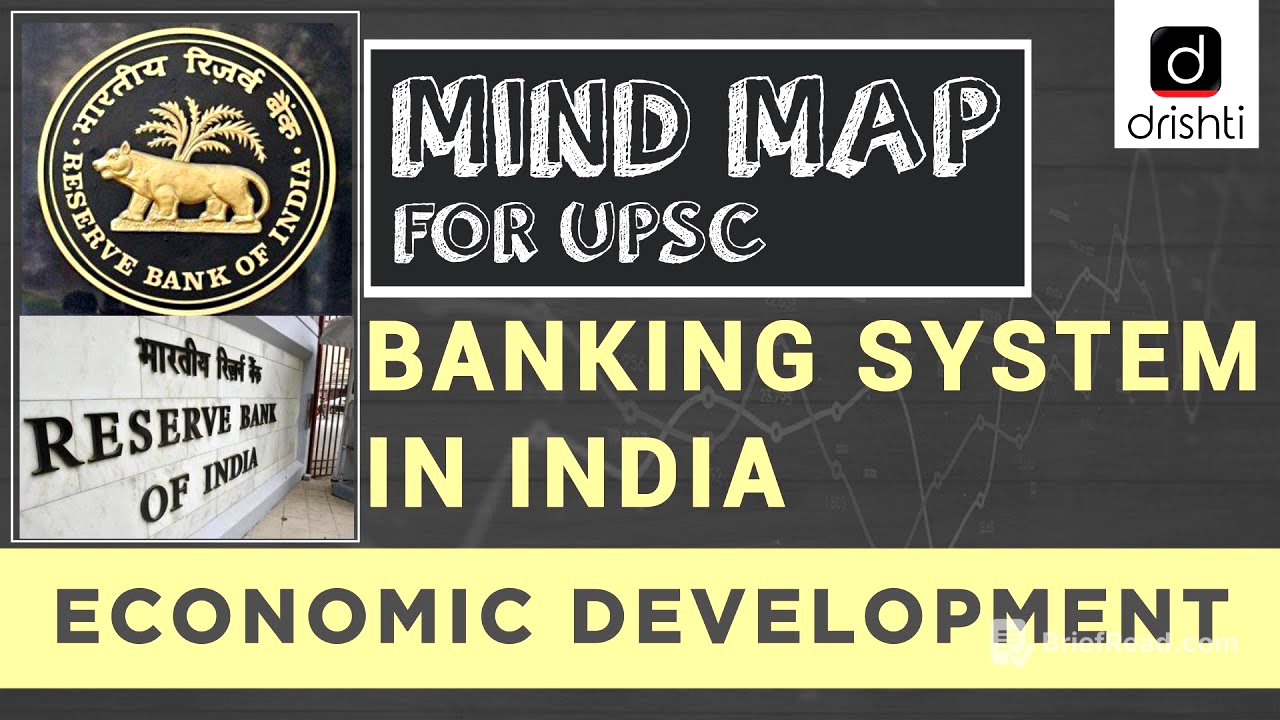 MindMaps for UPSC - Banking System in India (Economics)