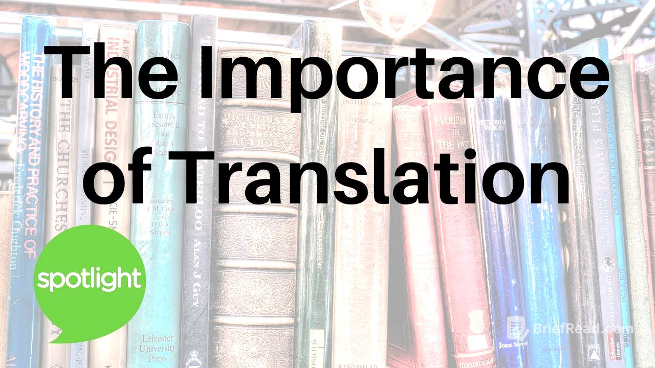 The Importance of Translation | practice English with Spotlight