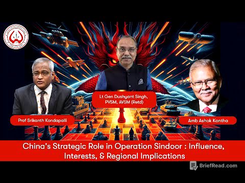 China's Strategic Role in Operation Sindoor : Influence, Interests, & Regional Implications