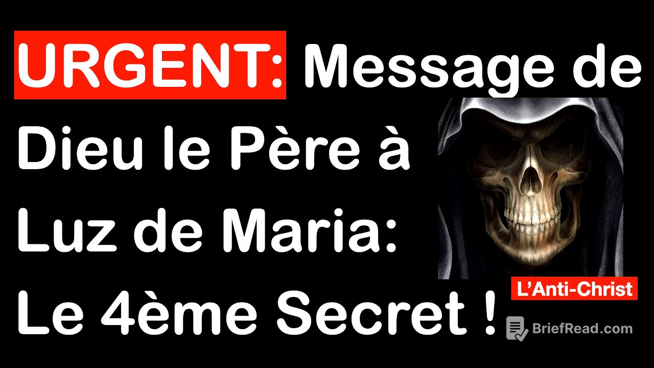 URGENT: Message de Dieu le Père à Luz de Maria - Transmis le 18 mars 2025: Le 4ème Secret !