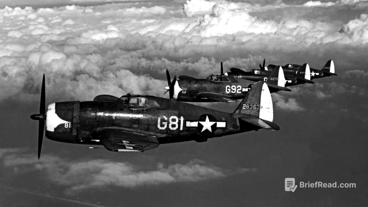 German Pilots Laughed At The P-47 Thunderbolt, Until Its Eight .50s Rained Lead on Them