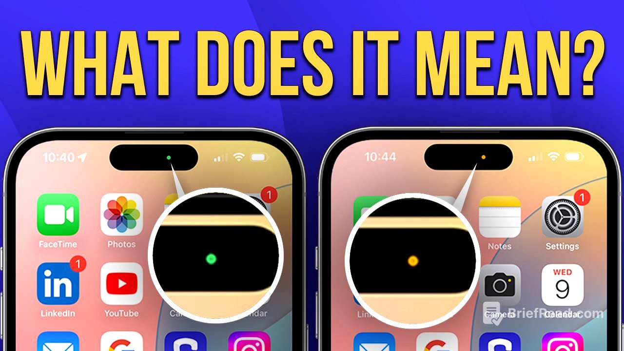 Green or Orange Dot on iPhone: Are You Hacked?