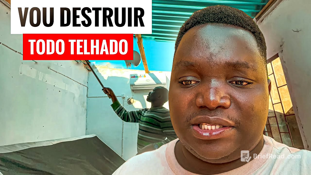 COM URGÊNCIA TIVE  QUE DESTRUIR O MEU TELHADO E FIZ MUDANÇAS IMPORTANTES 