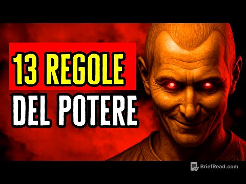 13 Regole per Monopolizzare l'Attenzione e DOMINARE le Menti — Il Gioco di Machiavelli