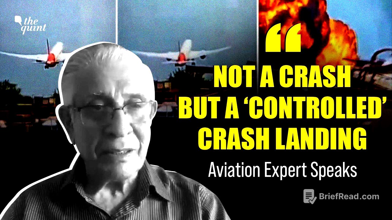 'Not a Crash But a Controlled Crash Landing': Aviation Expert Minoo Wadia on Air India Crash