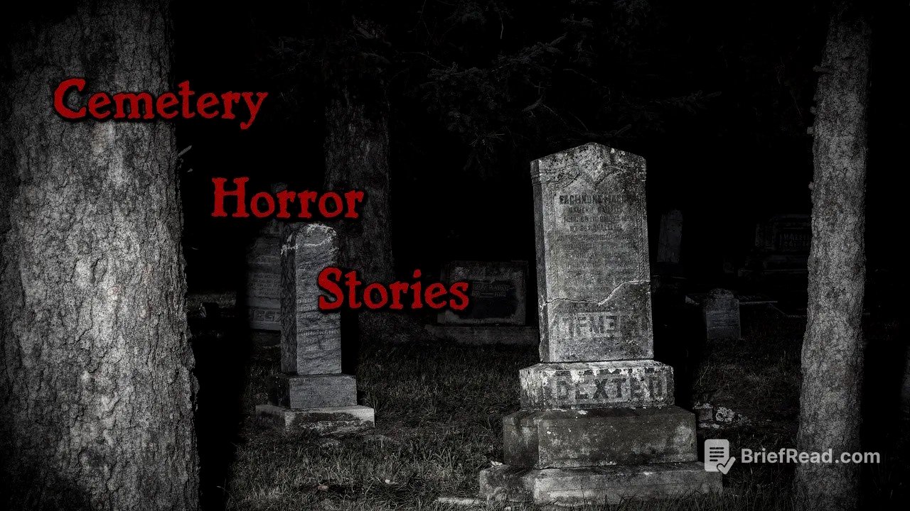 3 Scary TRUE Cemetery Horror Stories