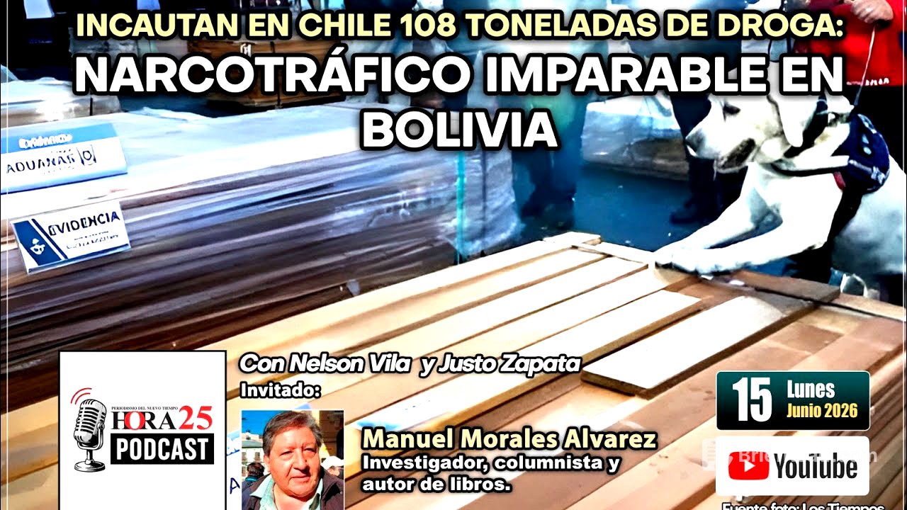 Incautan en Chile 108 toneladas de droga: Narcotráfico imparable en Bolivia 