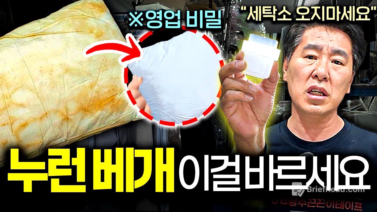 "주부들도 모르는 꼼수" 이불 마르는 속도가 70% 빨라지는 건조법 (안형 사장 1부)