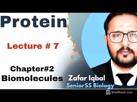Protein detailed chemistry / First year biology / MDCAT key points