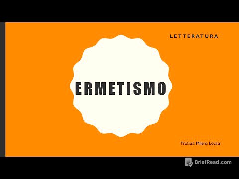 Ermetismo: contesto storico-culturale e caratteristiche della poesia