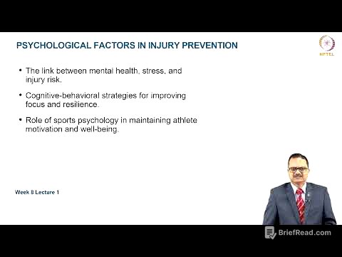 Principles of Injury Prevention in sports