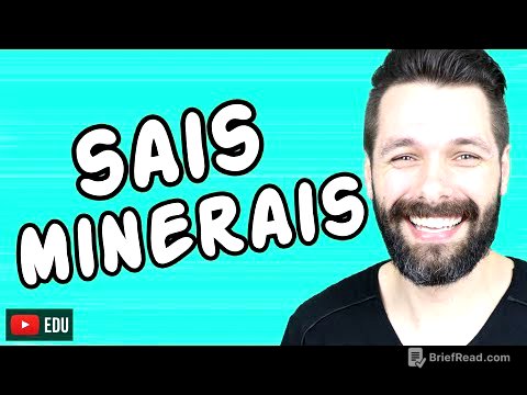 SAIS MINERAIS - COMPOSTOS INORGÂNICOS - BIOQUIMICA | Biologia com Samuel Cunha