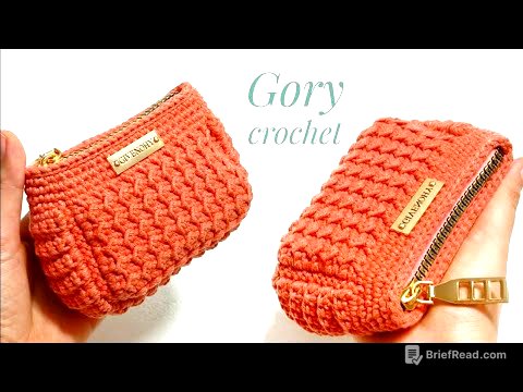 محفظه كروشيه موديل سهل وبسيط CROCHET Wallet