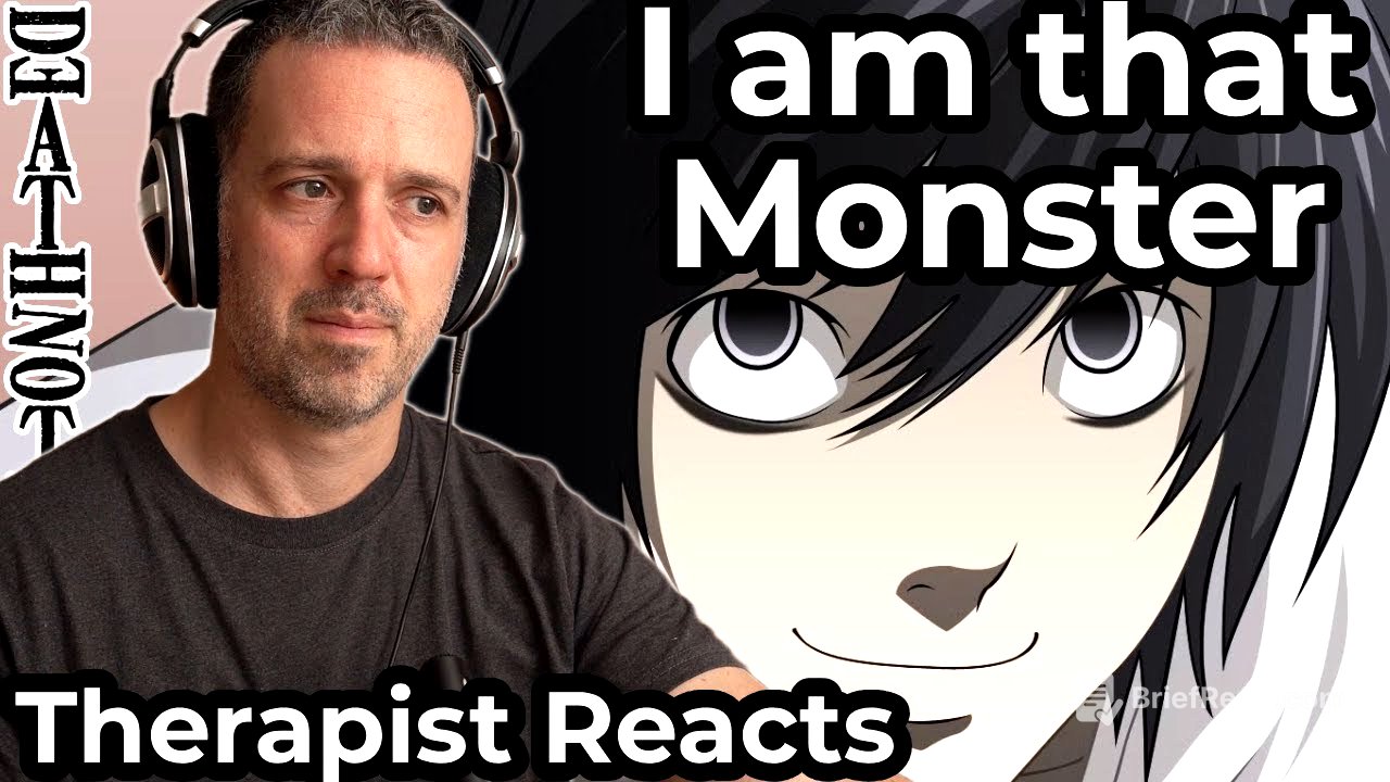 Therapist REACTS L's Speech - Monsters (Death note relight)