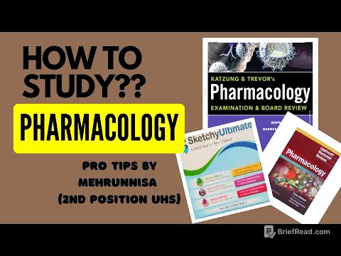 How to study Pharmacology to get distinction? | Guidelines by UHS Topper Mehrunnisa