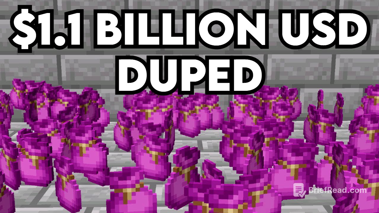 Duping on a Pay-To-Win Minecraft Server ($1 BILLION USD)
