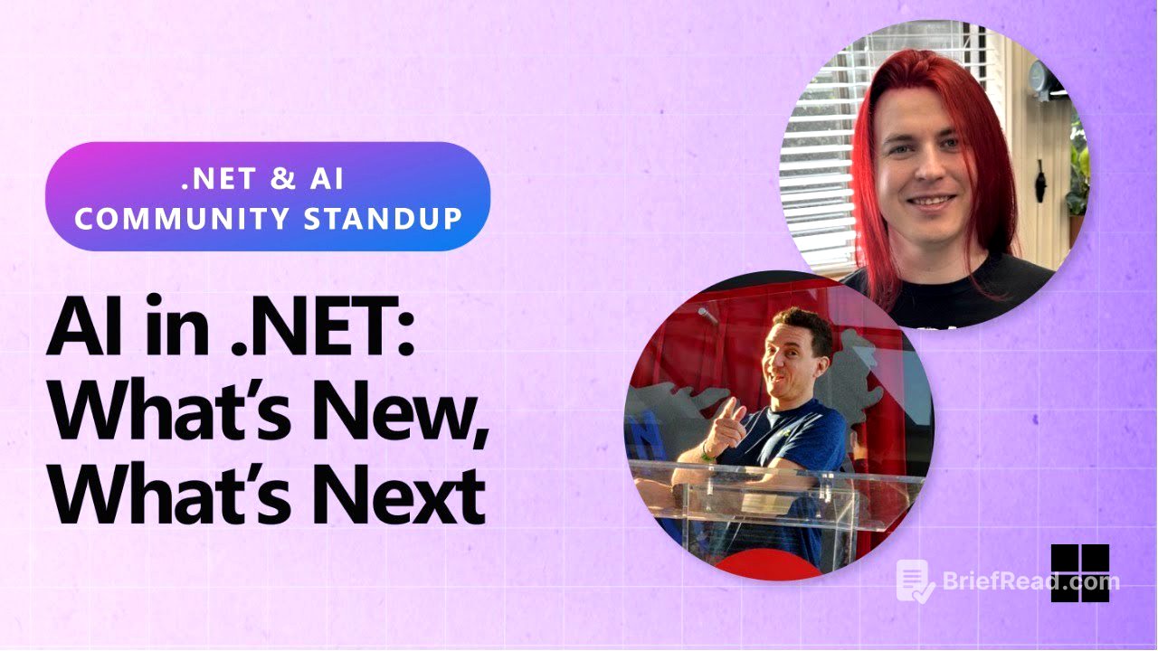 .NET AI Community Standup - AI in .NET: What’s New, What’s Next