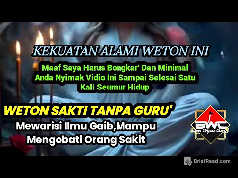 Jiwa Terpilih Weton Yang Di Takuti Dan Di Sembunyikan #banyuwigunachannel #bwc #primbonjawa