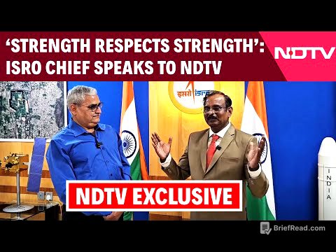 ISRO Chief To NDTV, Strength Respects Strength: India & America Build A Life-Saving Satellite