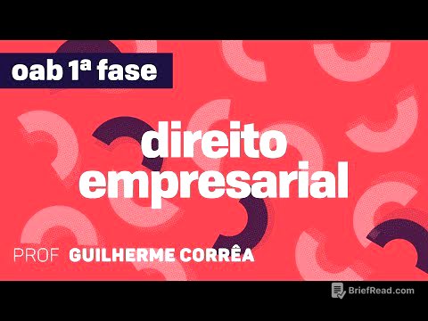 Direito Empresarial | OAB - Sociedade Limitada II | CURSO GRATUITO