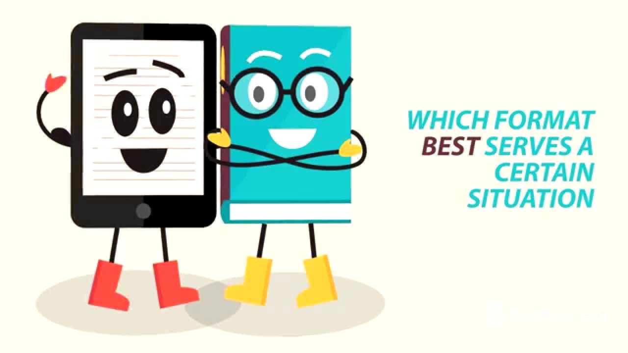 BookWars: E-books vs. Printed Books - Infographic Video