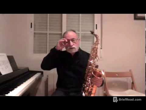 Saxo. Arpegios sobre notas tonales de "Do M".  Prof. Joaquín Blasco Pagán.
