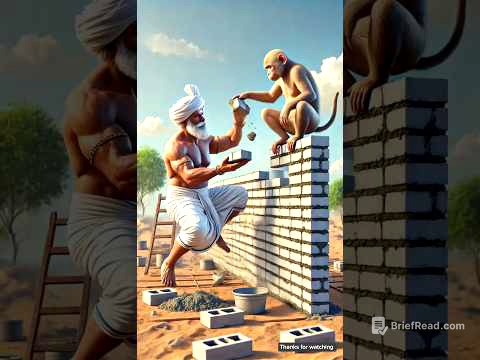 The farmer and the monkey build a house in the desert but the house is destroyed in a flood 😭 #ai