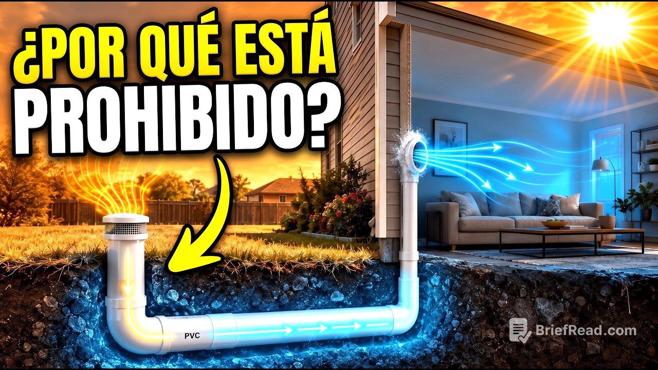 Entierra Esta TUBERÍA DE PVC de $40 y Obtén Aire a 62°F Todo el Verano (¡SIN AC!!)